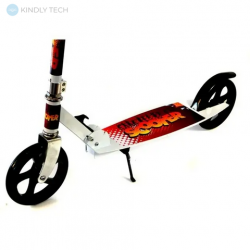 samokat-na-bolshykh-kolesakh-scooter-200-1p-s-bokovoi-nozhkoi-belyi-79540570222079